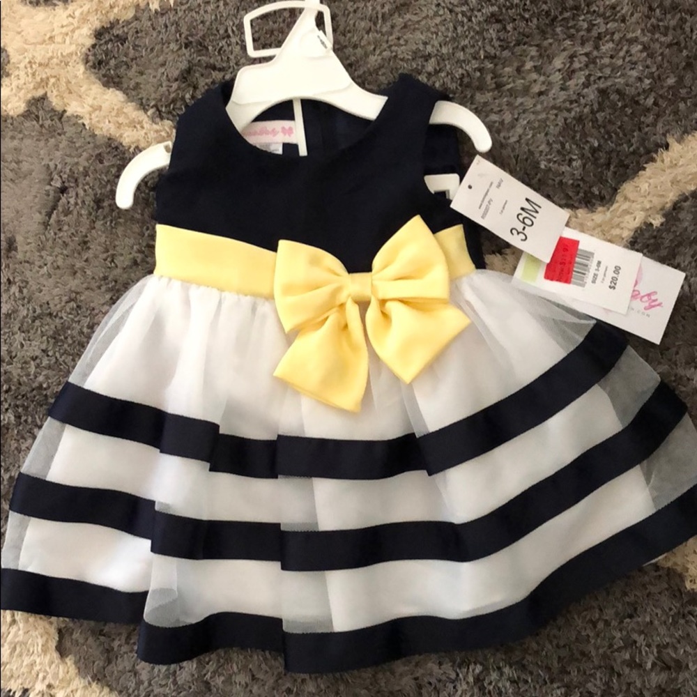 Navy stripped dress